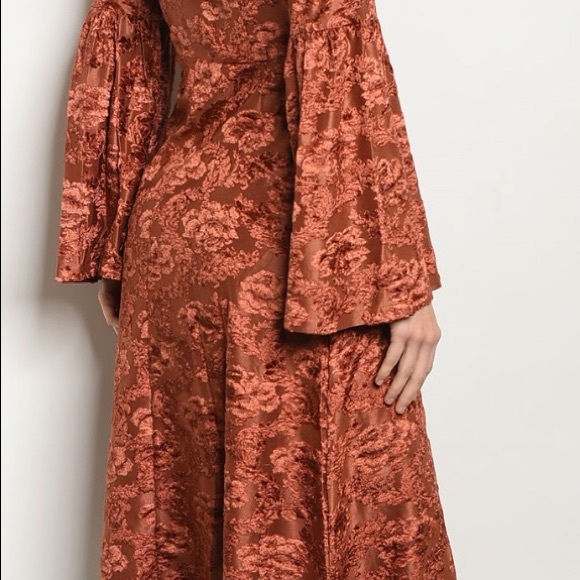 LAST 1❤️EARTH RUSTIC BRICK TONE KIMONO - Picture 5 of 8